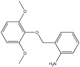 2-(2,6-dimethoxyphenoxymethyl)aniline Struktur