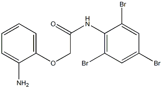 2-(2-aminophenoxy)-N-(2,4,6-tribromophenyl)acetamide Struktur