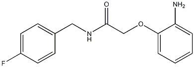 2-(2-aminophenoxy)-N-(4-fluorobenzyl)acetamide Struktur