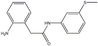 2-(2-aminophenyl)-N-[3-(methylsulfanyl)phenyl]acetamide Struktur