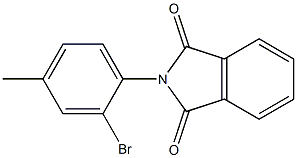 2-(2-bromo-4-methylphenyl)-1H-isoindole-1,3(2H)-dione Struktur