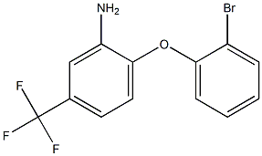 2-(2-bromophenoxy)-5-(trifluoromethyl)aniline Struktur