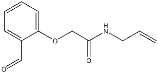 2-(2-formylphenoxy)-N-(prop-2-en-1-yl)acetamide Struktur