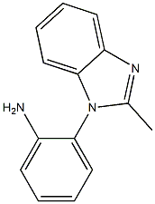 2-(2-methyl-1H-1,3-benzodiazol-1-yl)aniline Struktur