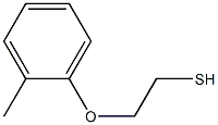 2-(2-methylphenoxy)ethanethiol Struktur