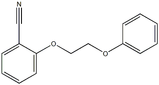 2-(2-phenoxyethoxy)benzonitrile Struktur