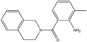 2-(3,4-dihydroisoquinolin-2(1H)-ylcarbonyl)-6-methylaniline Struktur