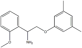 2-(3,5-dimethylphenoxy)-1-(2-methoxyphenyl)ethanamine Struktur