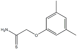 2-(3,5-dimethylphenoxy)ethanethioamide Struktur