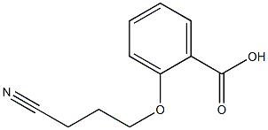 2-(3-cyanopropoxy)benzoic acid Struktur