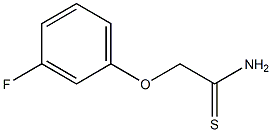 2-(3-fluorophenoxy)ethanethioamide Struktur