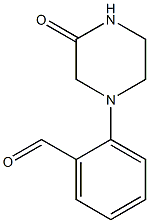 2-(3-oxopiperazin-1-yl)benzaldehyde Struktur