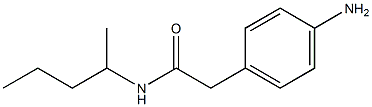 2-(4-aminophenyl)-N-(pentan-2-yl)acetamide Struktur