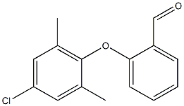 2-(4-chloro-2,6-dimethylphenoxy)benzaldehyde Struktur