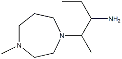 2-(4-methyl-1,4-diazepan-1-yl)pentan-3-amine Struktur