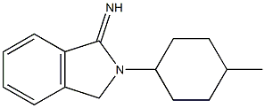 2-(4-methylcyclohexyl)-2,3-dihydro-1H-isoindol-1-imine Struktur