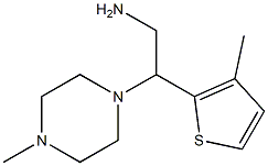 2-(4-methylpiperazin-1-yl)-2-(3-methylthien-2-yl)ethanamine Struktur