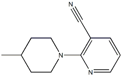 2-(4-methylpiperidin-1-yl)nicotinonitrile Struktur