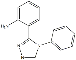 2-(4-phenyl-4H-1,2,4-triazol-3-yl)aniline Struktur