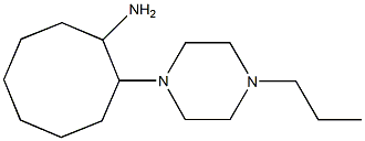 2-(4-propylpiperazin-1-yl)cyclooctanamine Struktur