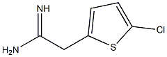 2-(5-chlorothien-2-yl)ethanimidamide Struktur