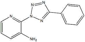 2-(5-phenyl-2H-1,2,3,4-tetrazol-2-yl)pyridin-3-amine Struktur