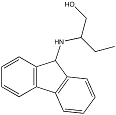 2-(9H-fluoren-9-ylamino)butan-1-ol Struktur