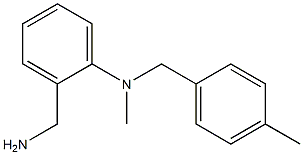 2-(aminomethyl)-N-methyl-N-[(4-methylphenyl)methyl]aniline Struktur