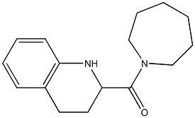 2-(azepan-1-ylcarbonyl)-1,2,3,4-tetrahydroquinoline Struktur