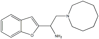 2-(azocan-1-yl)-1-(1-benzofuran-2-yl)ethan-1-amine Struktur