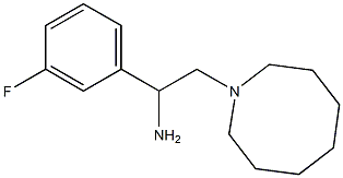 2-(azocan-1-yl)-1-(3-fluorophenyl)ethan-1-amine Struktur