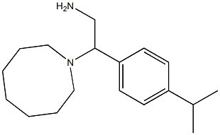 2-(azocan-1-yl)-2-[4-(propan-2-yl)phenyl]ethan-1-amine Struktur