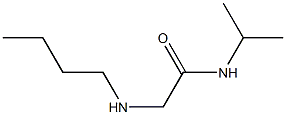 2-(butylamino)-N-(propan-2-yl)acetamide Struktur