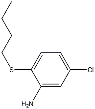 2-(butylsulfanyl)-5-chloroaniline Struktur