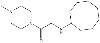 2-(cyclooctylamino)-1-(4-methylpiperazin-1-yl)ethan-1-one Struktur