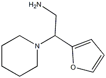 2-(furan-2-yl)-2-(piperidin-1-yl)ethan-1-amine Struktur