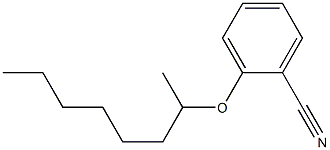 2-(octan-2-yloxy)benzonitrile Struktur