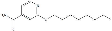 2-(octyloxy)pyridine-4-carbothioamide Struktur