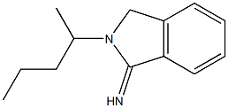 2-(pentan-2-yl)-2,3-dihydro-1H-isoindol-1-imine Struktur