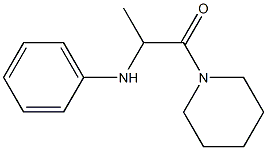 2-(phenylamino)-1-(piperidin-1-yl)propan-1-one Struktur