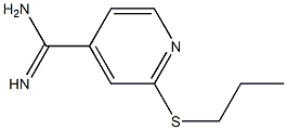 2-(propylsulfanyl)pyridine-4-carboximidamide Struktur