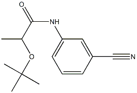 2-(tert-butoxy)-N-(3-cyanophenyl)propanamide Struktur