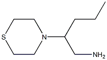 2-(thiomorpholin-4-yl)pentan-1-amine Struktur