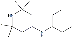 2,2,6,6-tetramethyl-N-(pentan-3-yl)piperidin-4-amine Struktur