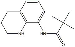 2,2-dimethyl-N-(1,2,3,4-tetrahydroquinolin-8-yl)propanamide Struktur