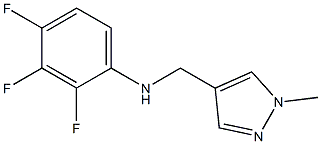 2,3,4-trifluoro-N-[(1-methyl-1H-pyrazol-4-yl)methyl]aniline Struktur