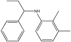 2,3-dimethyl-N-(1-phenylpropyl)aniline Struktur