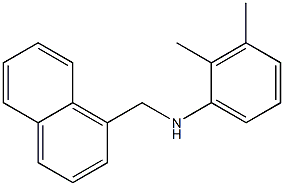 2,3-dimethyl-N-(naphthalen-1-ylmethyl)aniline Struktur