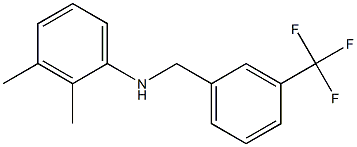 2,3-dimethyl-N-{[3-(trifluoromethyl)phenyl]methyl}aniline Struktur