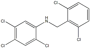 2,4,5-trichloro-N-[(2,6-dichlorophenyl)methyl]aniline Struktur